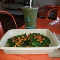 Avocado toast with chickpeas and a refreshing smoothie  at Juice N Blendz in Massapequa