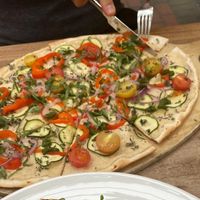 Gemüsiger Flammkuchen €12,50 at Glacehaus in Bad Oldesloe