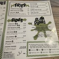 Menu  at The Slamwich Club in Stoke-on-trent