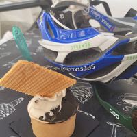 All but 2 flavors are vegan! at Gelato Bar in Denia