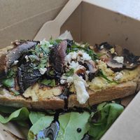 Hummus and feta toastie at Seed and Soul in Dingle