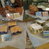 muffins with vegan options at Stellar Brew and Natural Cafe in Mammoth Lakes