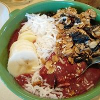açai bowl at Stellar Brew and Natural Cafe in Mammoth Lakes