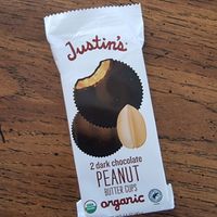 Justin's Peanut Butter Cups at Stellar Brew and Natural Cafe in Mammoth Lakes