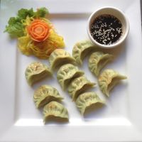 Japanese dumplings  at Midori in Graz