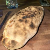 Huge calzone   at Pizzeria El Zopilote in Ometepe