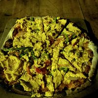 Tofu pizza   at Pizzeria El Zopilote in Ometepe