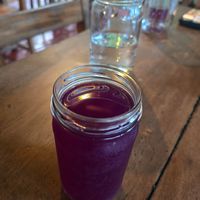 Blue flower 💠 with lemon 🍋 drink at Pizzeria El Zopilote in Ometepe
