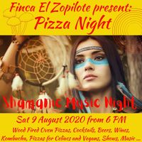 Pizza night flyer at Pizzeria El Zopilote in Ometepe