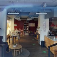 Interior (when closed) at Boreal Coffee Shop - Eaux Vives in Geneva
