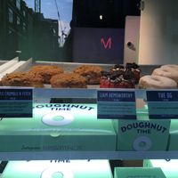 vegan options at Doughnut Time - Soho in London
