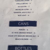 Beer at Coastal Pizza Kitchen in Redington Beach