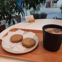 Chai + salty cookies at ANY Coffee Brew Bar in Nara