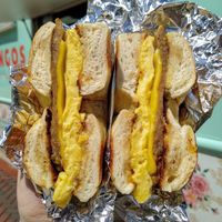 vegan maple boy at Bangos in Lansing