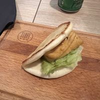 Tofu bun  at Tloft in Ljubljana