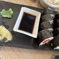 Hot sushi (Siracha)  at Tloft in Ljubljana