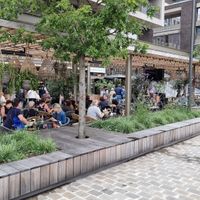 terrace at Maison Mathis in Hasselt