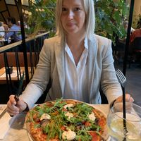 Pizza vegan at Maison Mathis in Hasselt