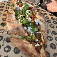 Vegan pide  at Amara in Freiburg