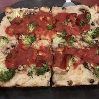 vegan pizzaa  at Buddy's Pizza in Warren
