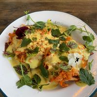 Kimchi brunch !! at The Hedgerow Hound in Plymouth