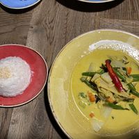 Yellow vegetable curry   at Tajska Hot Spoon in Lodz