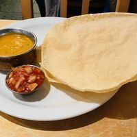 Poppadoms  at Kisimul Cafe in Isle Of Barra