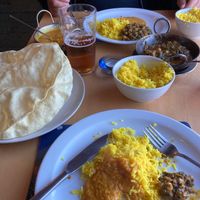Red lentil Dahl  at Kisimul Cafe in Isle Of Barra