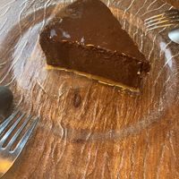 Choc dessert - with lime syrup   at Blooming Cactus in Lanzarote