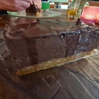 Vegan chocolate dessert at Blooming Cactus in Lanzarote