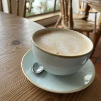 Weak cappuccino & americano   at The Beehive in Keel