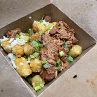 bbq jackfruit taters   at Odd Burger in Windsor