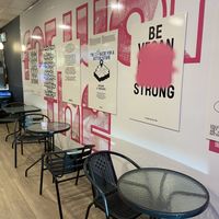 inside seating   at Odd Burger in Windsor