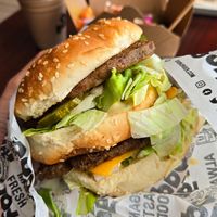 Famous burger at Odd Burger in Windsor