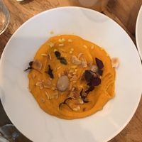 Carrot and ginger purée   at Tero in Brussels