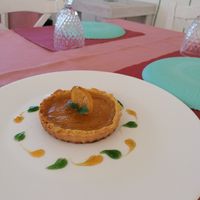 Very special vegan lemon pie  at Jasmine Restaurant in Planos