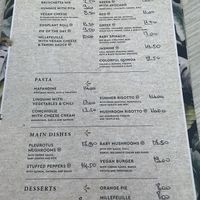 menu 🥰  at Jasmine Restaurant in Planos