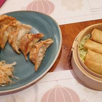 Mini Frühlingsrollen und Dumplings at Yuen Restaurant in Salzburg
