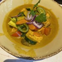 Curry Tofu  at Yuen Restaurant in Salzburg