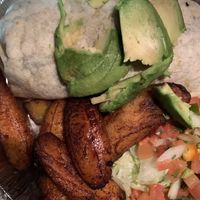 Gab’s Burrito w/Soy Chorizo (I think 😊) at El Azteca Mexican Deli in Poughkeepsie