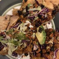 Chimichanga & Mexican Pizza at El Azteca Mexican Deli in Poughkeepsie