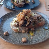 Mushroom sandwich at DeDAKKAS in Haarlem