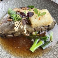 Grilled eggplant   at DeDAKKAS in Haarlem