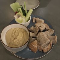 Vegan cheese fondue  at DeDAKKAS in Haarlem