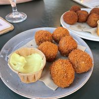 Lentil bitterballen   at DeDAKKAS in Haarlem