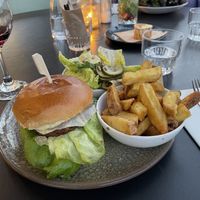 Vegan burger   at DeDAKKAS in Haarlem