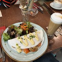 Tapioca with grilled vegetables   at Mil Sabores in Lisbon