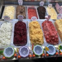 Vegan soft ice cream   at Katsefet in Jerusalem