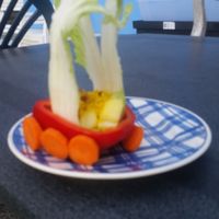 Chariots of veggies at Végés en Herbes in Beckerich