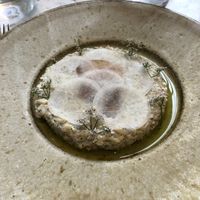 parnip root risotto  at Holy Carrot in London